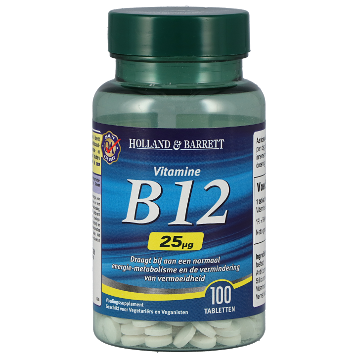 Holland & Barrett Vitamine B12, 25mcg (100 Tabletten)