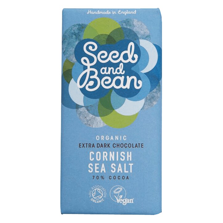 Seed And Bean 70% Dark Cornish Seasalt Bio