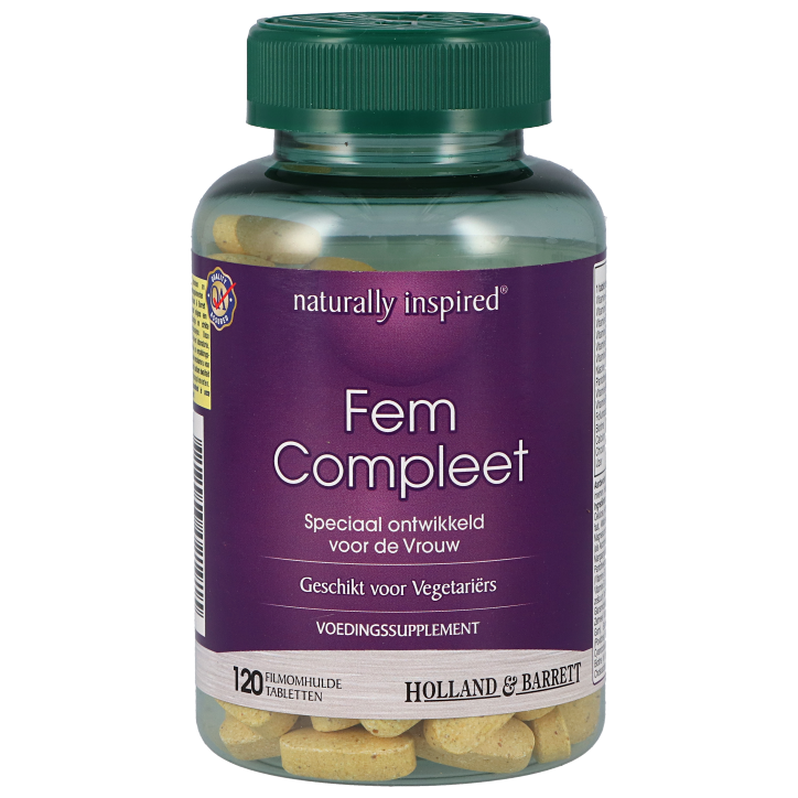 Holland & Barrett Multi Vrouw Fem Compleet (120 Tabletten)