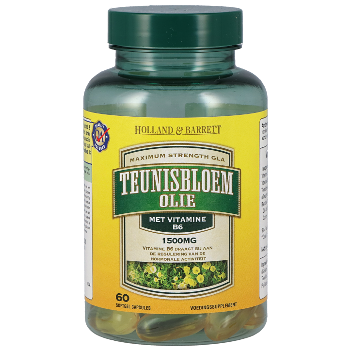 Holland & Barrett Teunisbloemolie, 1500mg (60 Capsules)