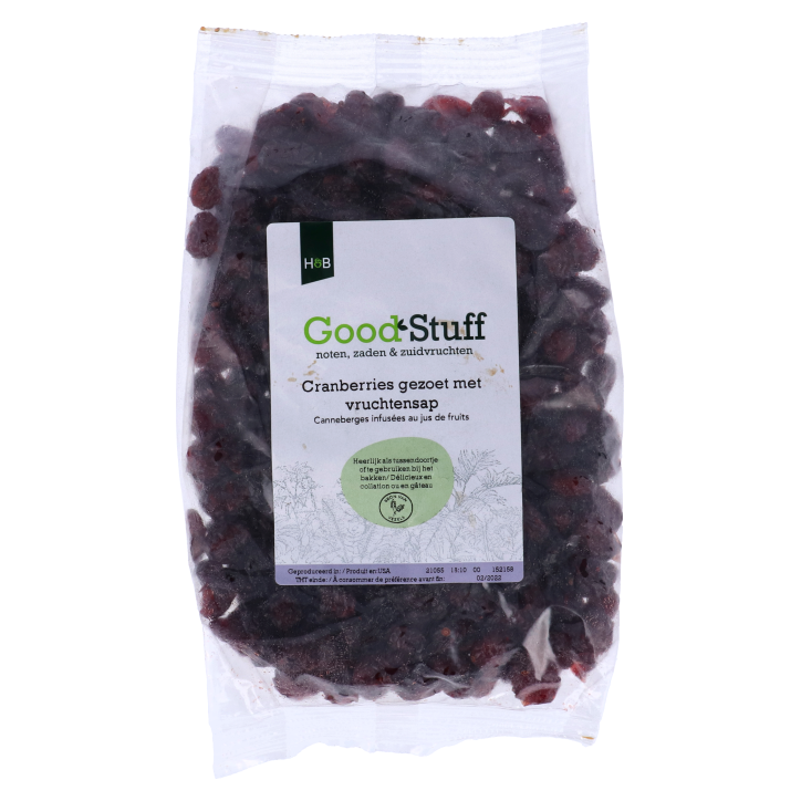 Canneberges au jus de fruit sucré Holland & Barrett (400 g)