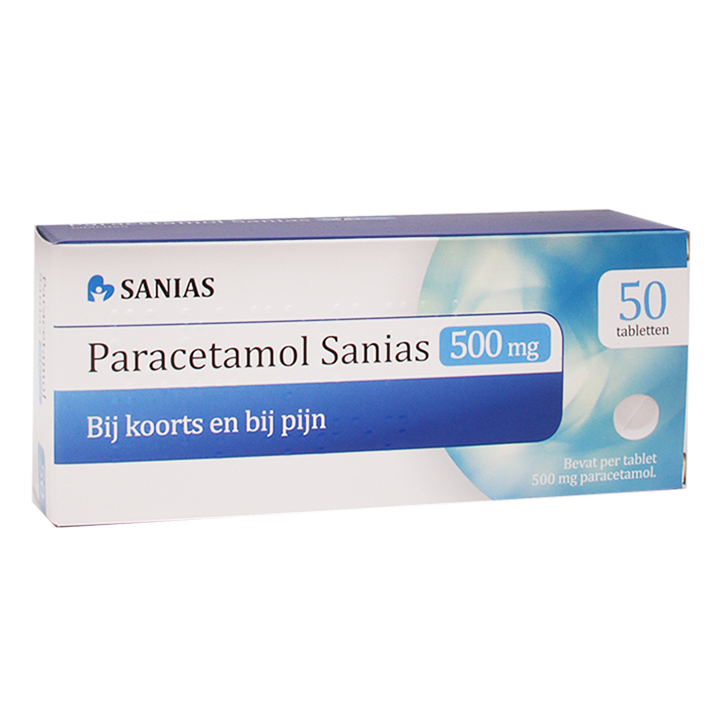 Paracetamol Sanias, 500mg (50 Tabletten)