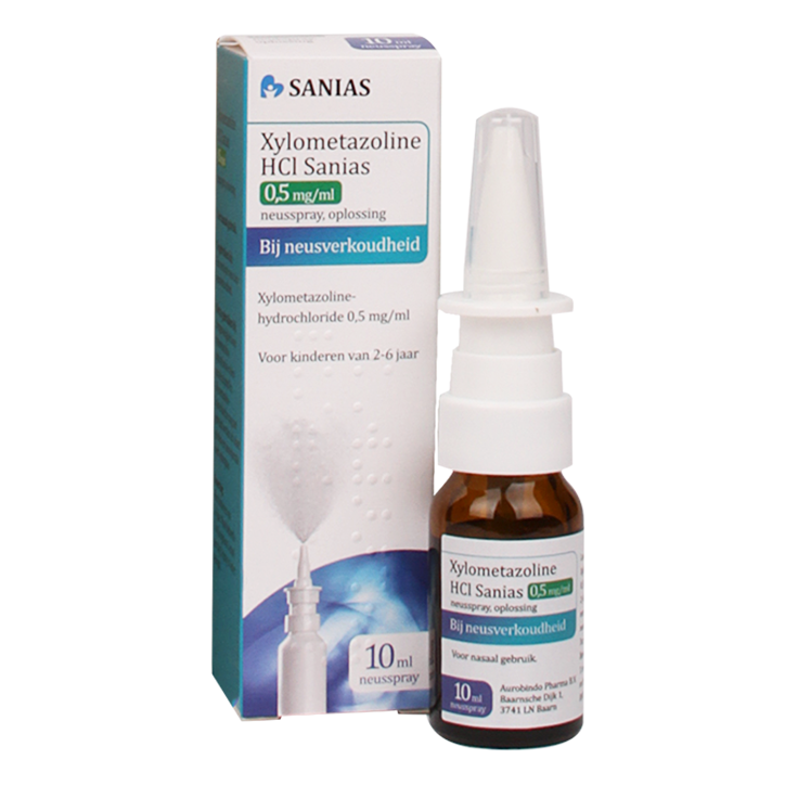 Sanias Xylometazoline HCI, 0.5mg (10ml) image 2