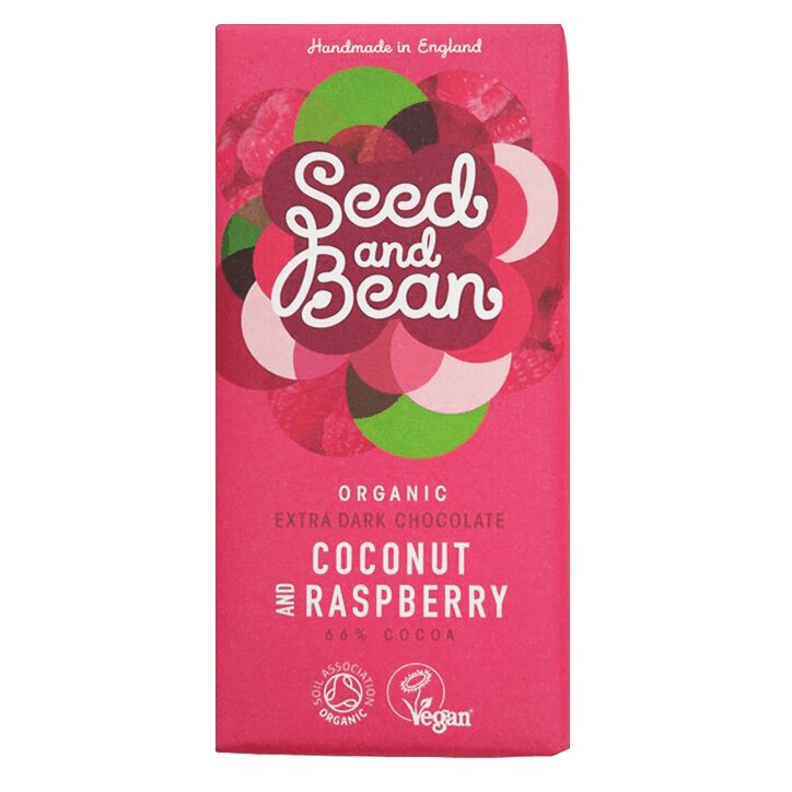 Seed And Bean 66% Dark Coconut Raspberry Bio