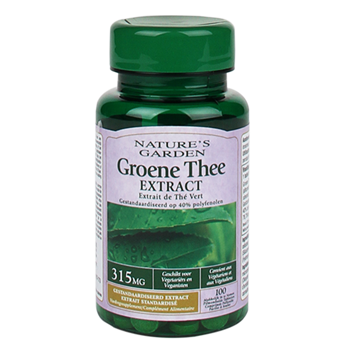 Nature's Garden Groene Thee, 315mg (100 Tabletten) image 1