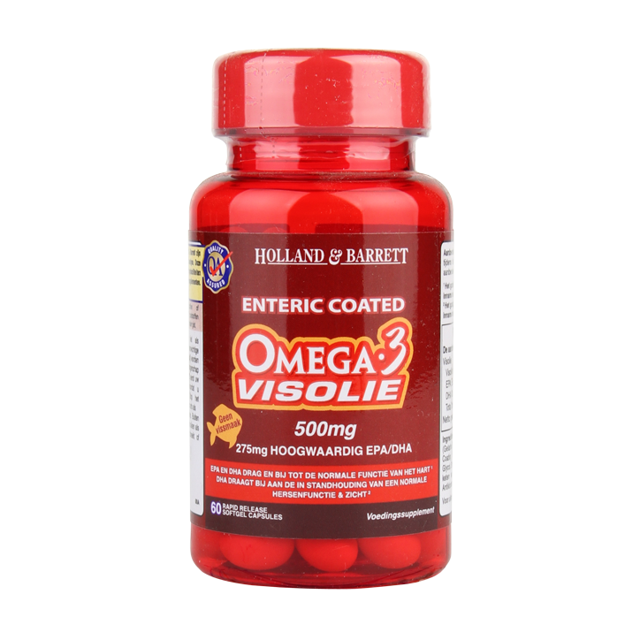 Holland & Barrett Omega 3 Visolie 500mg image 1