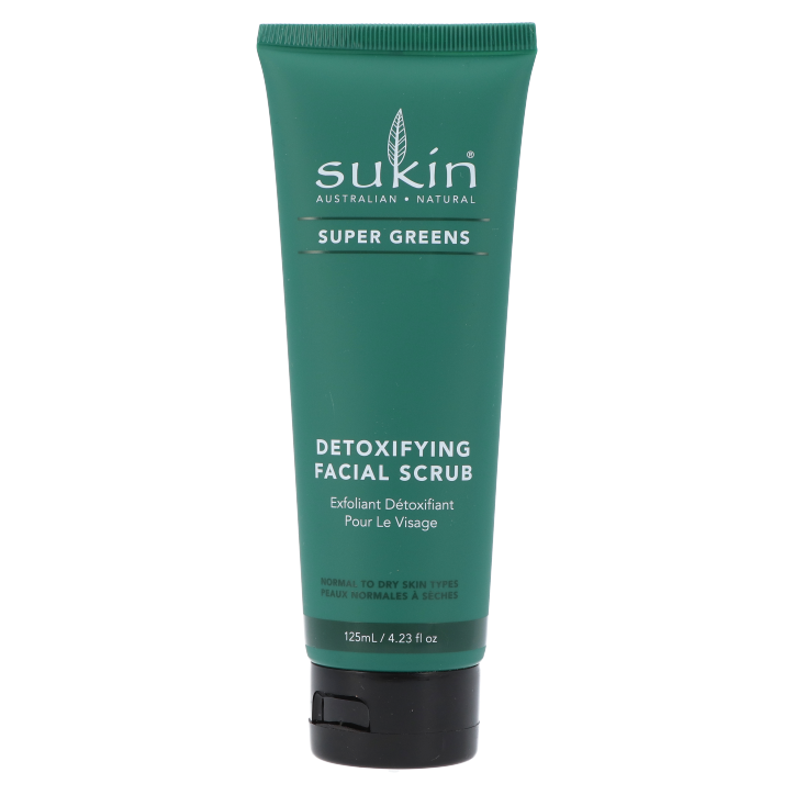 Sukin Super Greens Detoxifying Facial Scrub - 125ml image 1