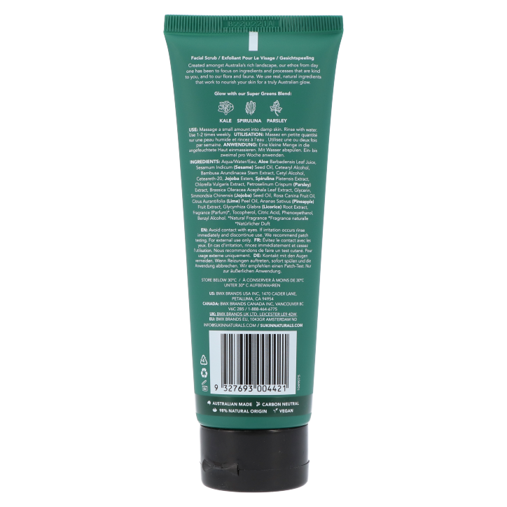 Sukin Super Greens Detoxifying Facial Scrub - 125ml image 2