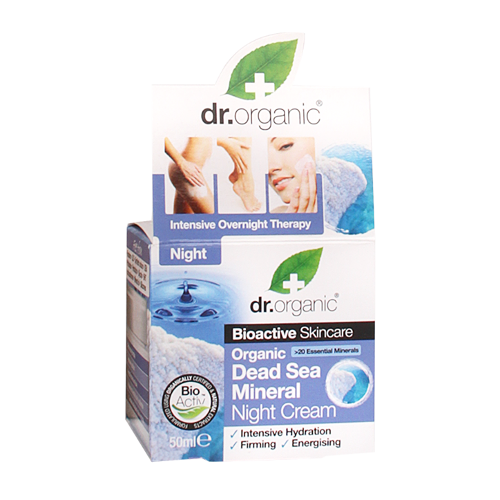 Dr. Organic Dead Sea Mineral Nachtcrème - 50ml image 1