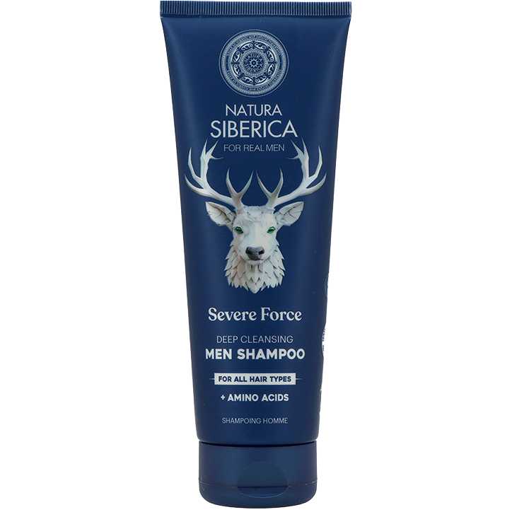 Natura Siberica Men Severe Force Deep Cleansing Shampoo - 200ml image 1