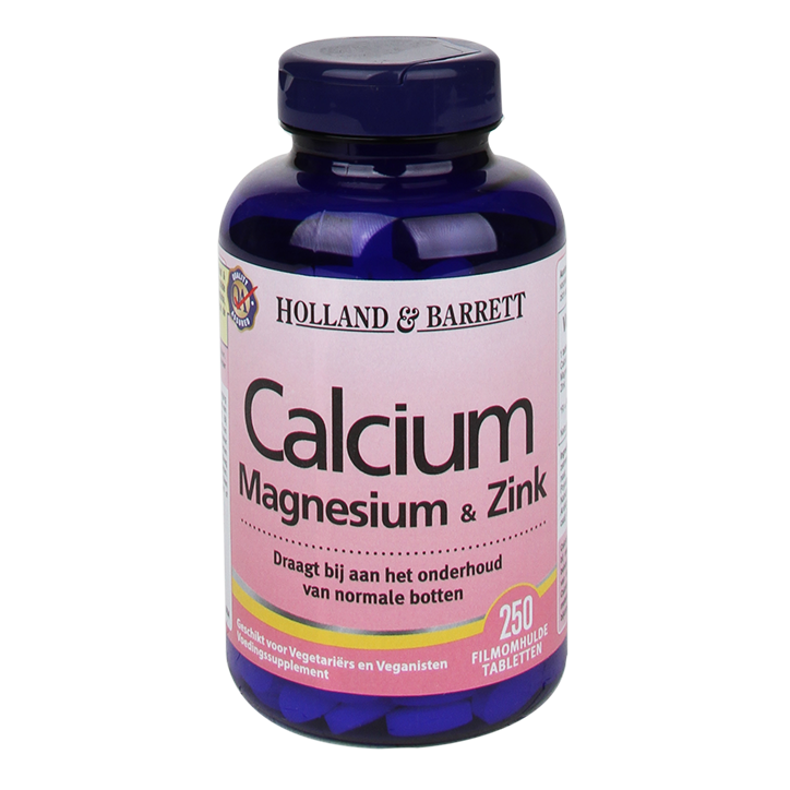 Holland & Barrett Calcium Magnesium & Zink (250 Tabletten)