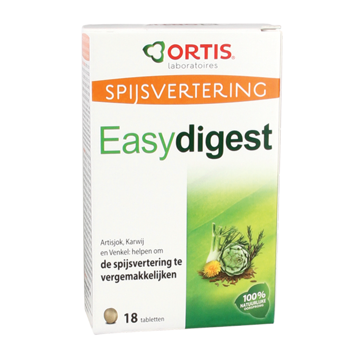 Ortis EasyDigest Spijsvertering (18 Tabletten) image 1