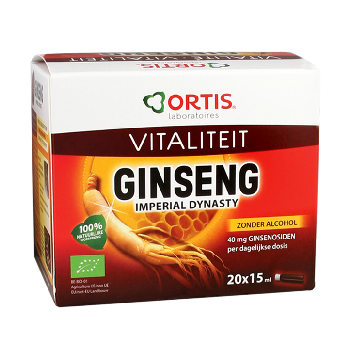 Ortis Ginseng Vitaliteit Zonder Alcohol Bio image 1