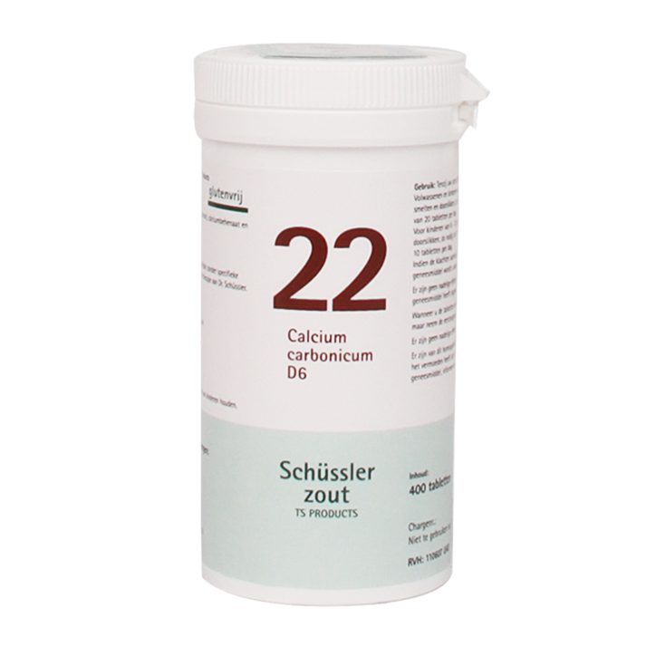 Schüssler Zout 22 Calcium Carbonicum D6 (400 Tabletten) image 1