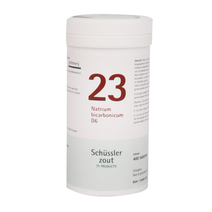 Schüssler Zout 23 Natrium Bicarbonicum D6 (400 Tabletten) image 1