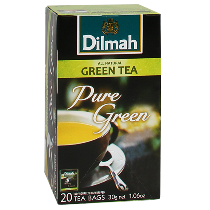 Dilmah Natural Green Tea (20 Theezakjes) image 1