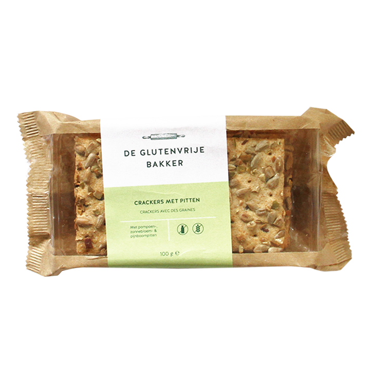 De Glutenvrije Bakker Pompoenpitten Crackers Glutenvrij image 1