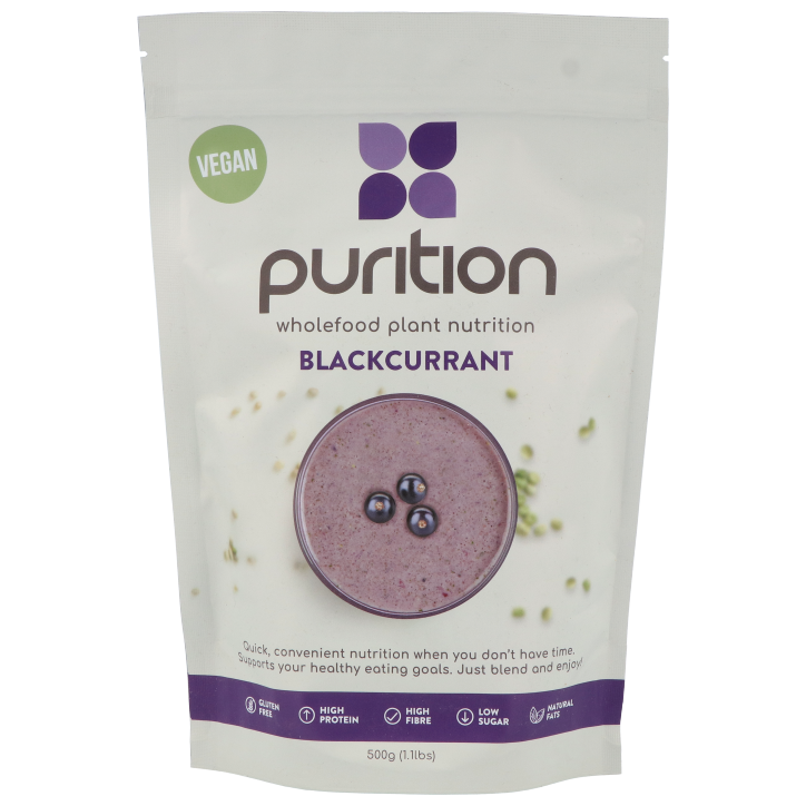Purition Vegan Plant Proteine Zwarte Bes - 500g image 1