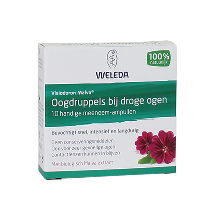 Weleda Visiodoron Malva Oogdruppels Droge Ogen - 10 ampullen image 1