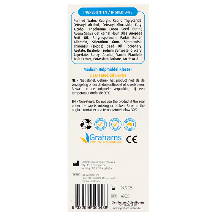 Grahams Crème Eczéma - 150g image 3