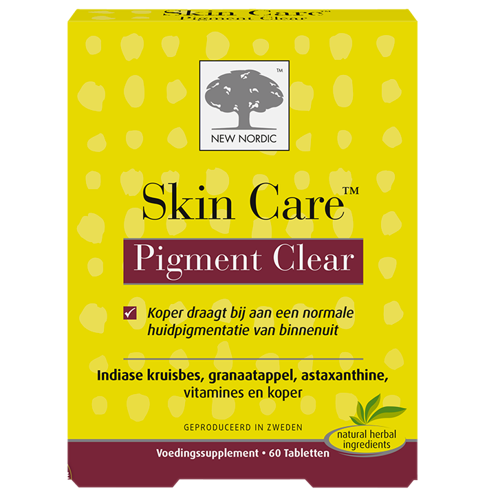 New Nordic Skin Care Pigment Clear - 60 tabletten