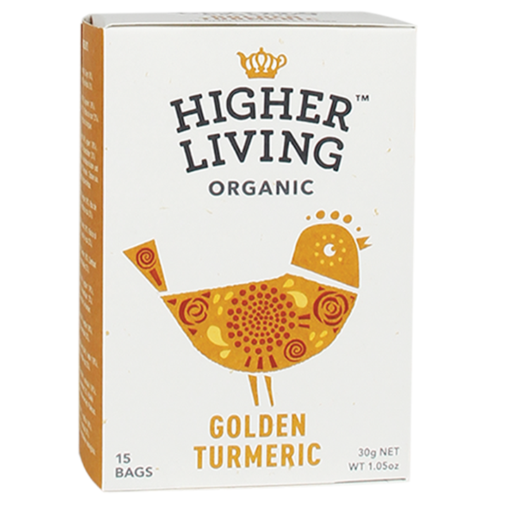 Higher Living Golden Turmeric Tea Bio (20 Theezakjes) image 1