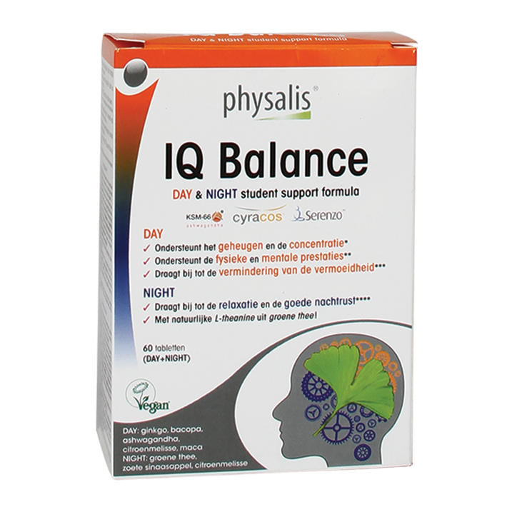 Physalis IQ Balance Day & Night Student (60 Tabletten)
