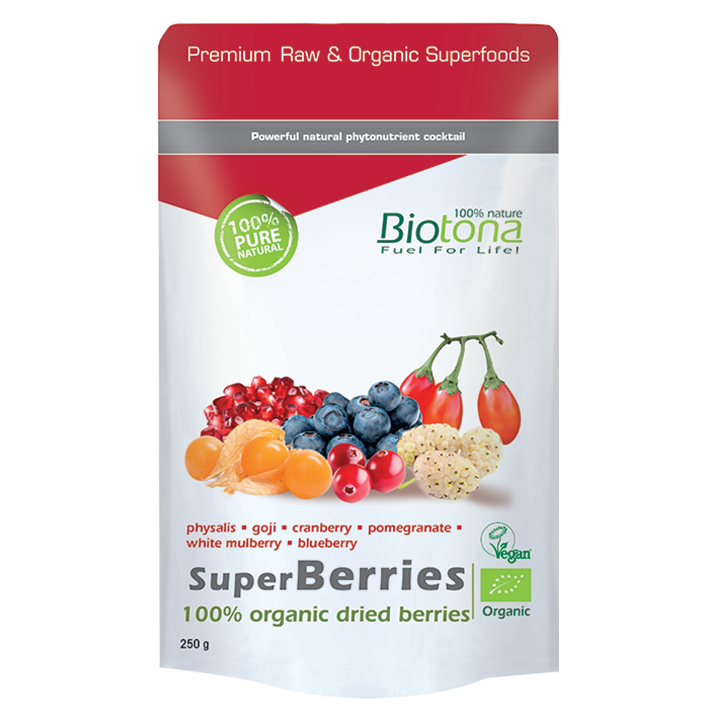 Biotona Superberries Super baies Bio (250 g)
