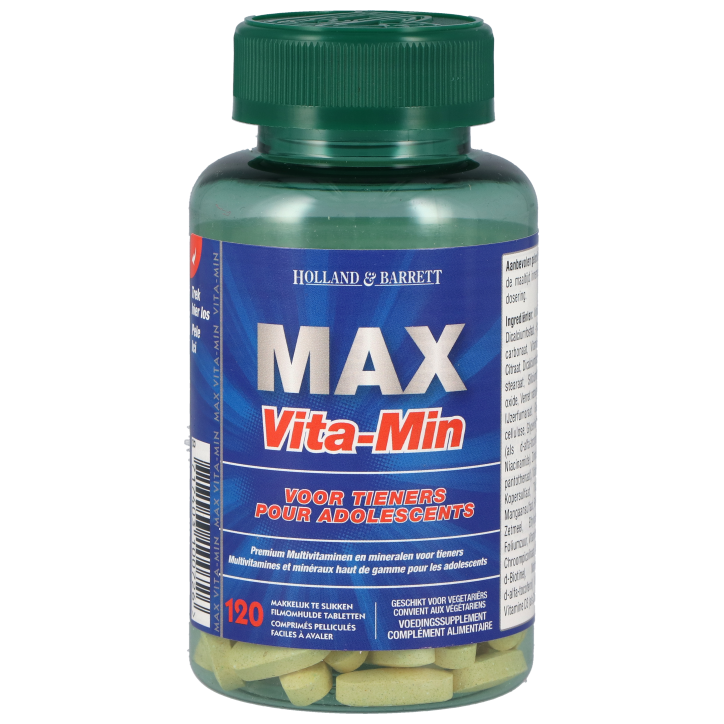 Holland & Barrett Multi Tieners Max Vita-Min (120 Tabletten)