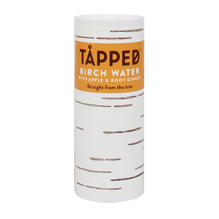 Tapped Birch Water Berkenwater Apple & Root Ginger (250ml) image 1