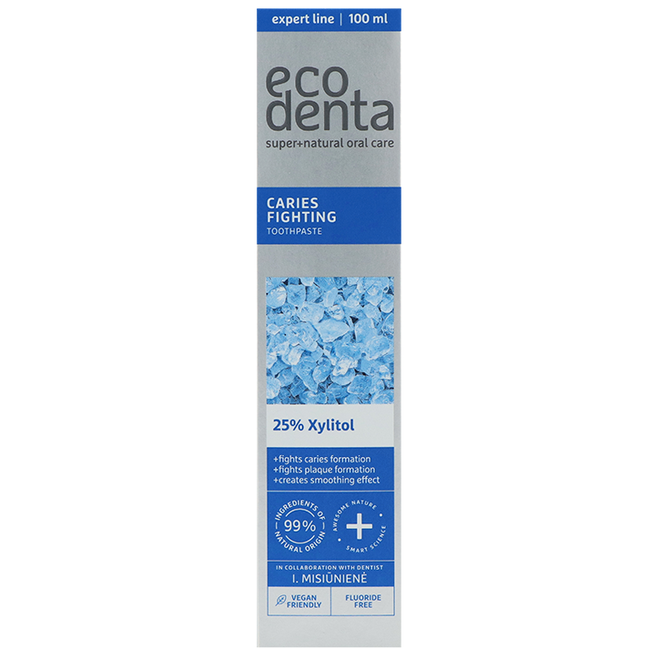 Ecodenta Tandpasta Anti-Cariës met 25% Xylitol - 100ml image 3