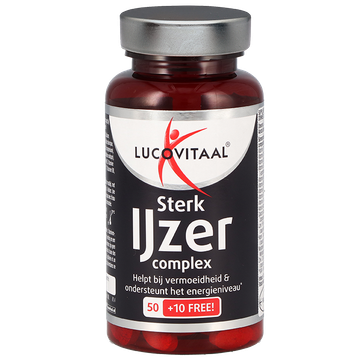 Lucovitaal Extra voordeel alléén online Sterk IJzer Complex - 60 tabletten - 60 stuks