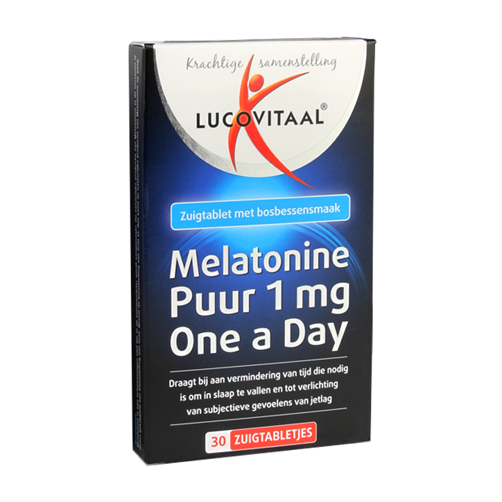 Lucovitaal Melatonine Puur, 1mg (30 Tabletten) image 1