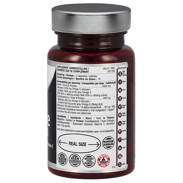 Lucovitaal Super Visolie Omega 3-6 - 30 capsules image 2