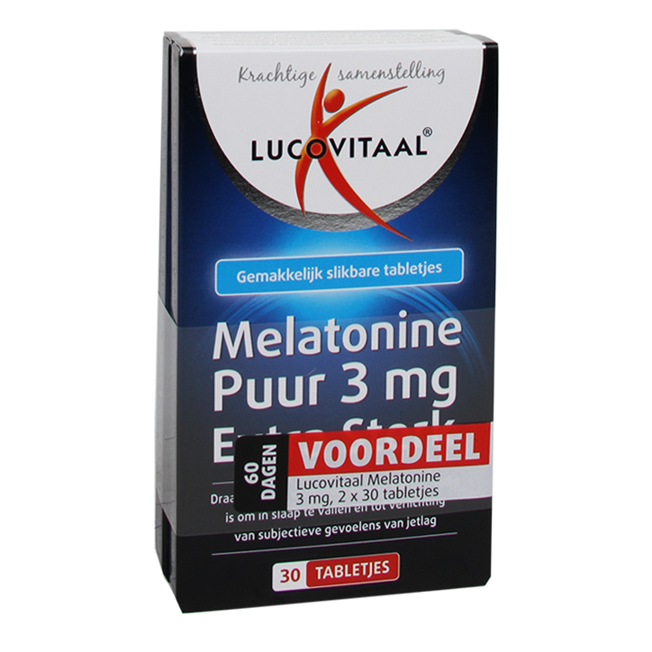 Lucovitaal Melatonine Puur 3mg Extra Sterk image 1