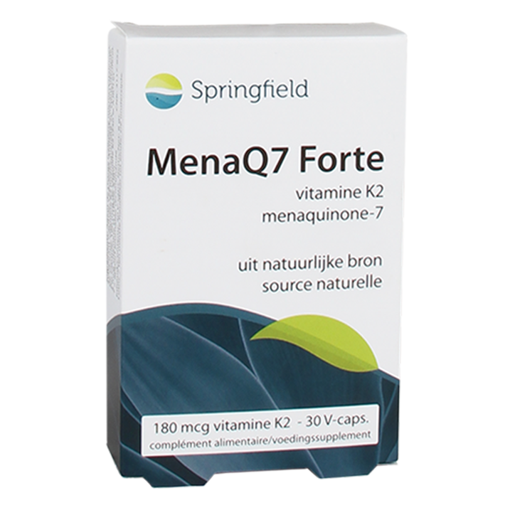 Springfield Menaq7 Forte Vitamine K2 , 180mcg (30 Capsules)-1