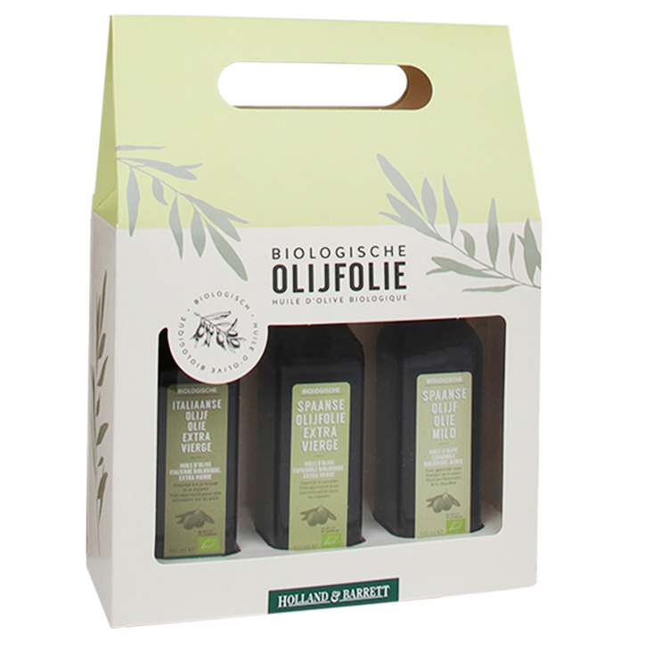 Holland & Barrett Biologische Olijfolie Set (3x100ml) image 1