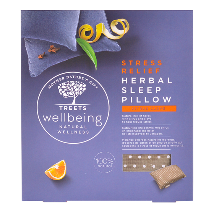Treets Herbal Sleep Pillow Stress Relief image 1