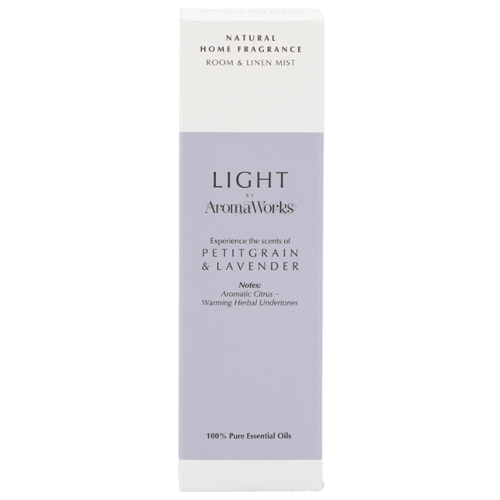AromaWorks Light Range Room Mist Petitgrain & Lavender - 100ml image 2
