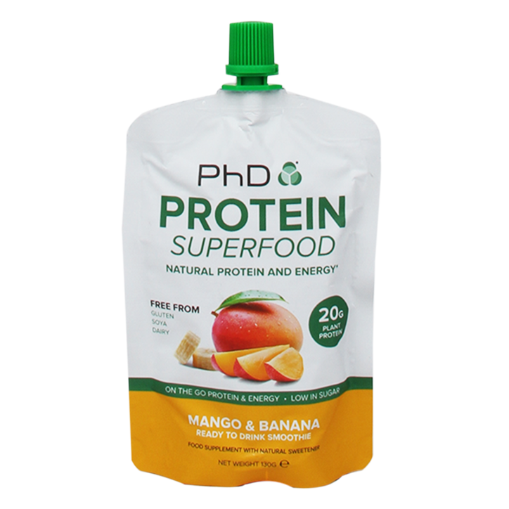 PhD Protein Superfood Smoothie Mango en Banaan (130gr)