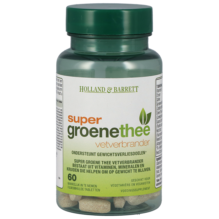 Holland & Barrett Super Groene Thee Vetverbrander (60 Tabletten)