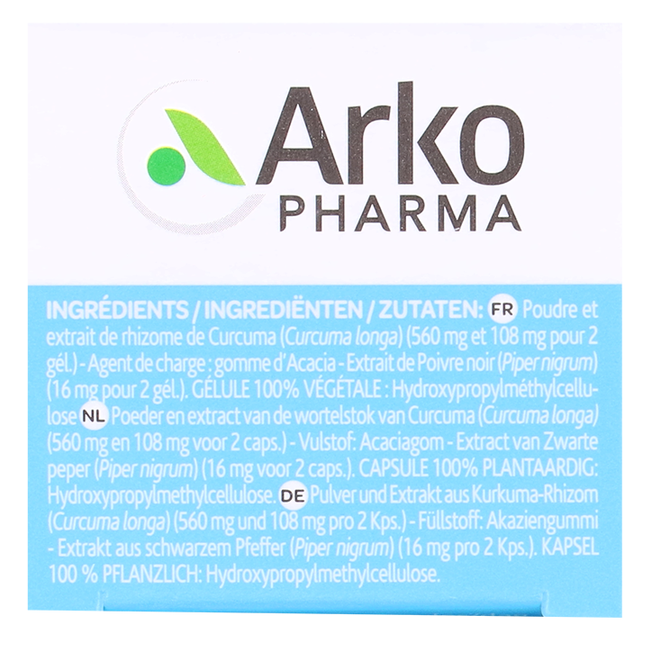 Arkopharma Arkocaps Curcuma, 360mg (45 Capsules) image 3