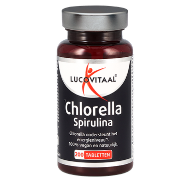 Lucovitaal 1+1 Chlorella Spirulina (200 Tabletten) - 200 stuks