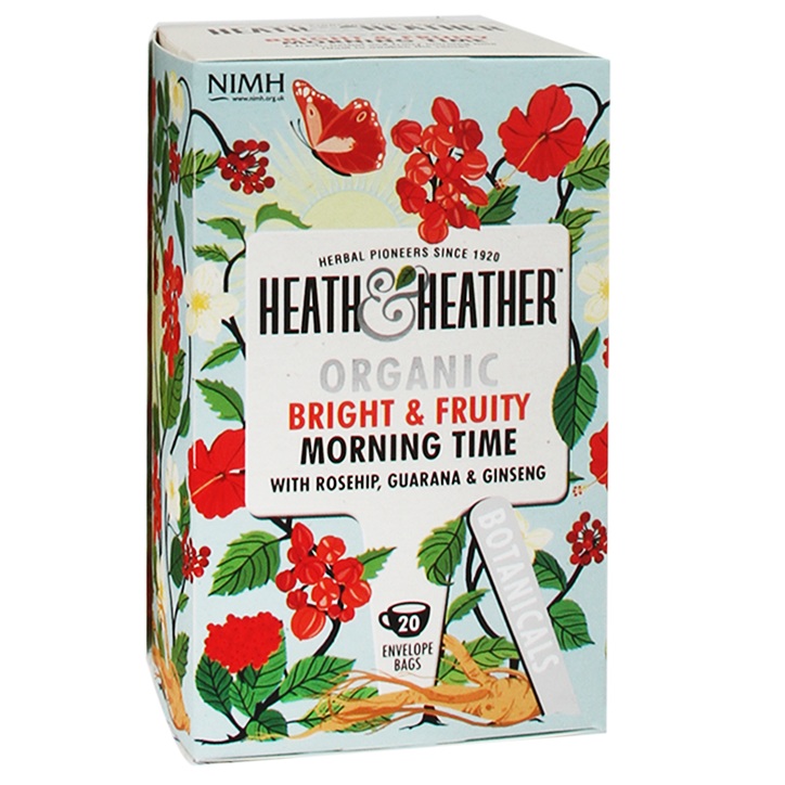 Heath & Heather Energising Morning Time Tea Bio (20 Theezakjes) image 1