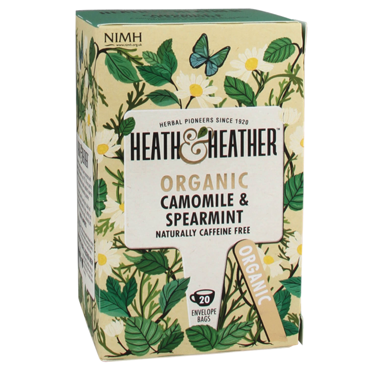 Heath & Heather Camomile & Spearmint Tea Bio (20 Theezakjes) image 1