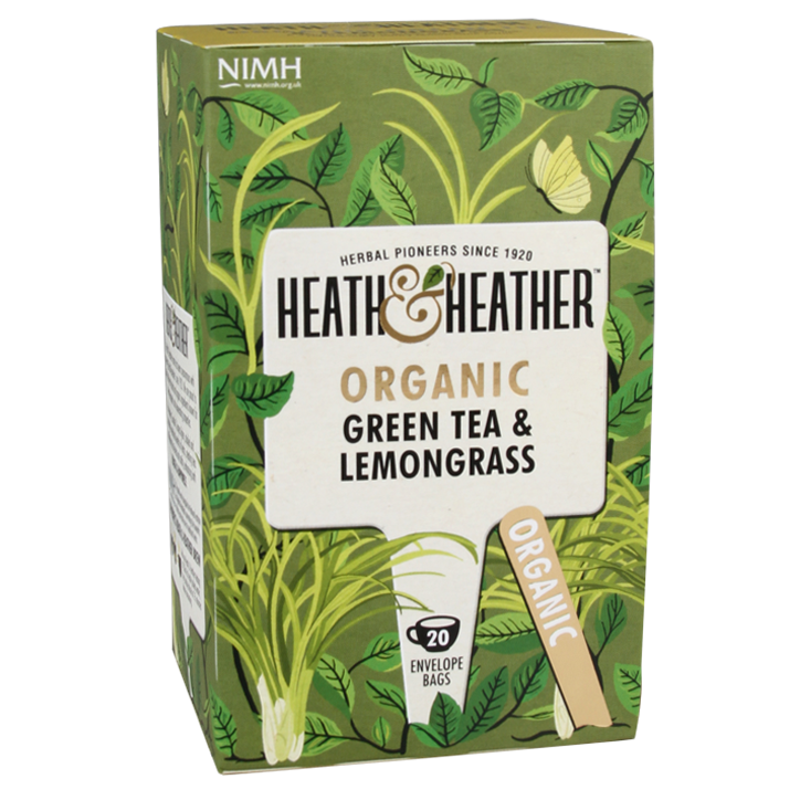 Heath & Heather Green Tea & Lemongrass Bio (20 Theezakjes)