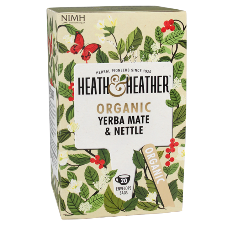 Heath & Heather Yerba Mate & Nettle Tea Bio (20 Theezakjes) image 1