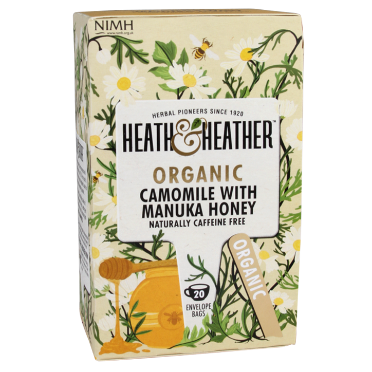 Heath & Heather Camomile With Manuka Honey Tea Bio (20 Theezakjes) image 1