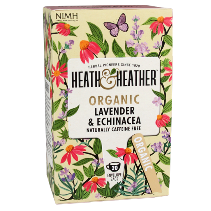 Heath & Heather Lavender & Echinacea Tea Bio (20 Theezakjes) image 1