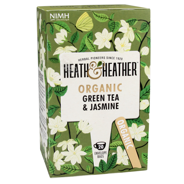 Heath & Heather Green Tea & Jasmine Bio (20 Theezakjes) image 1